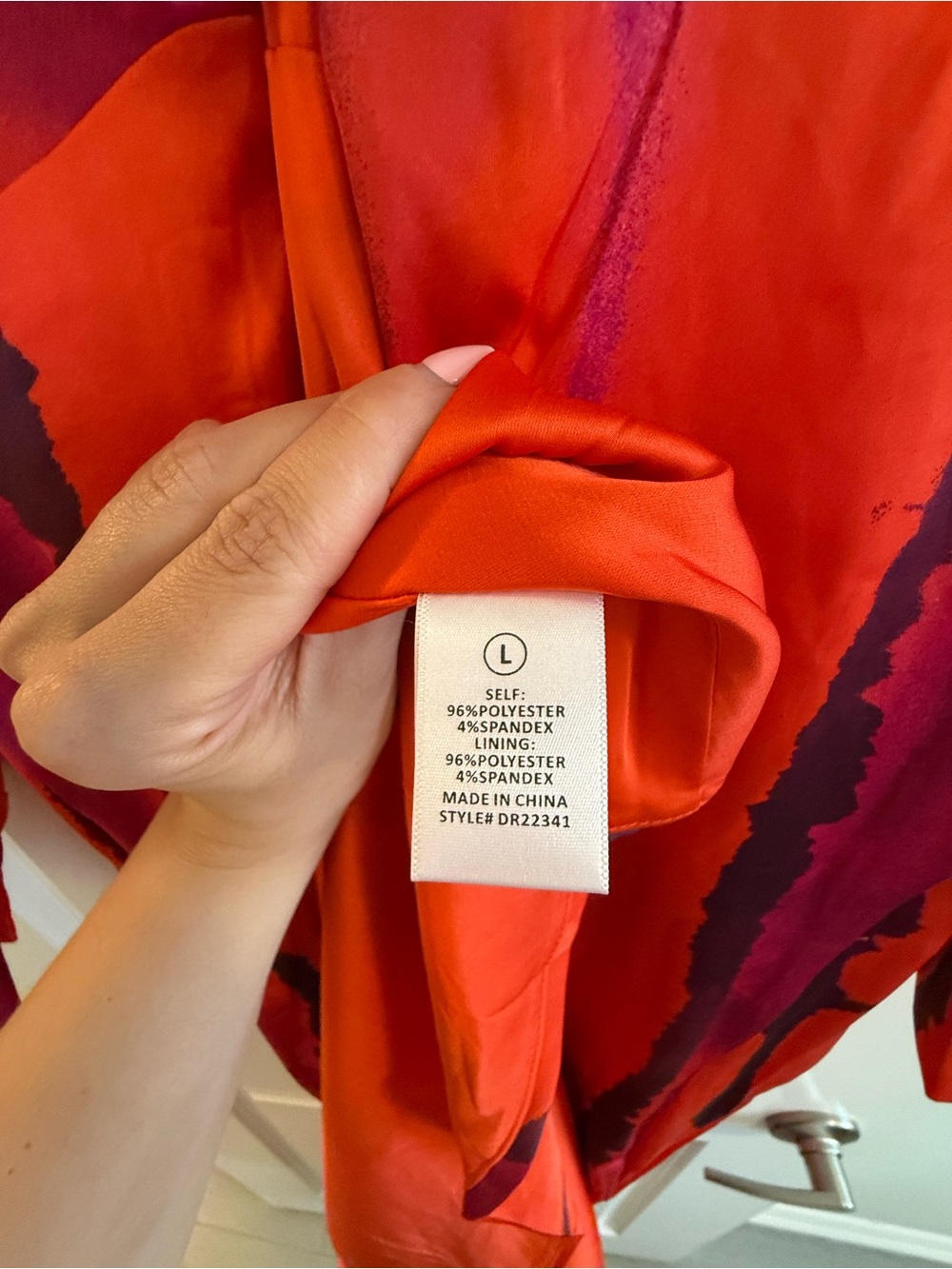 Fashion Nova Red & Pink Twist-Front Maxi Dress - Picture 4 of 5
